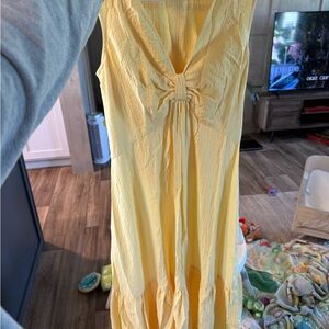 Calvin Klein Light Yellow Dress